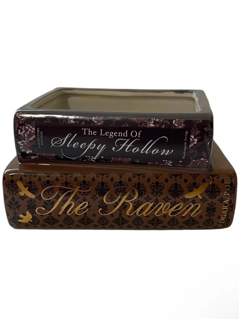 Book Candle features Sleepy Hollow/Raven Book Candle “Pumpkin Spice” - NWT **